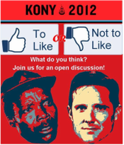 Poster showing Kony and Russell
